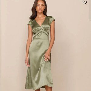 Reformation Kaye Silk Dress, Size 0